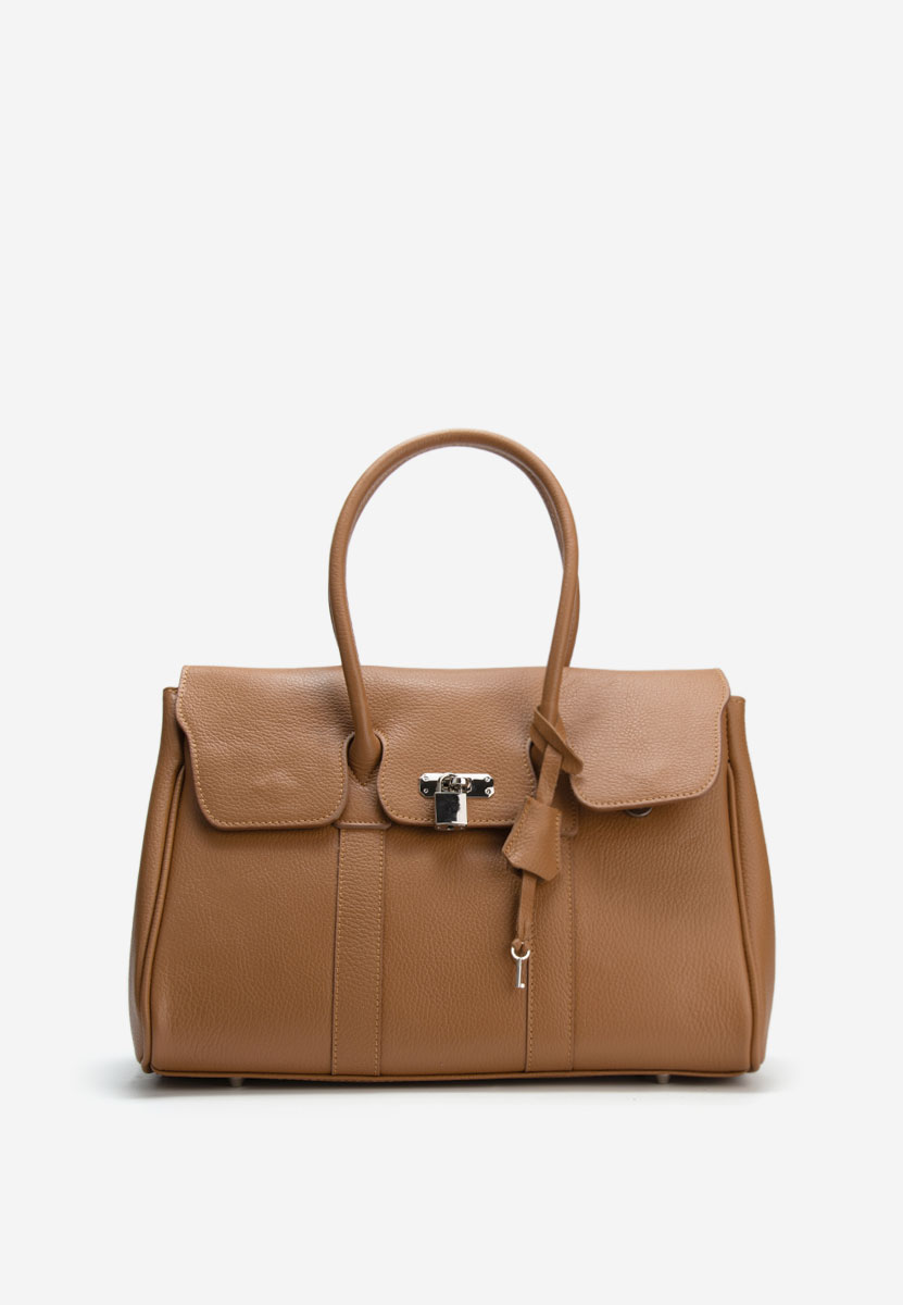 Rozya camel természetes bőr táska