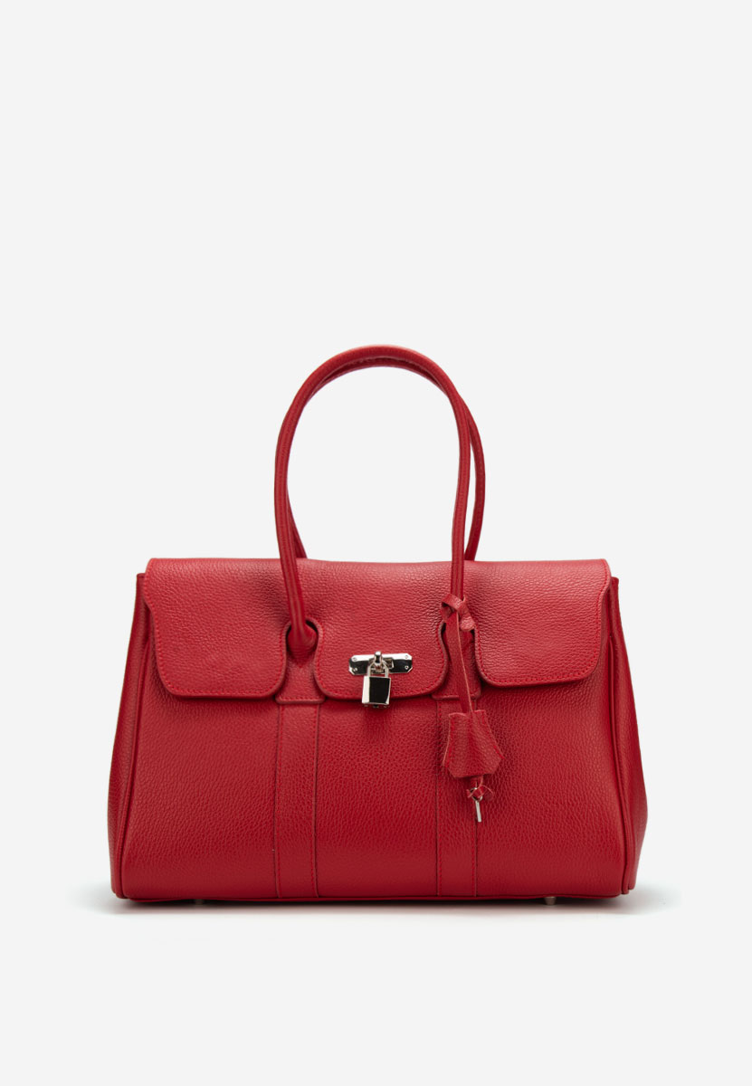 Rozya piros természetes bőr táska