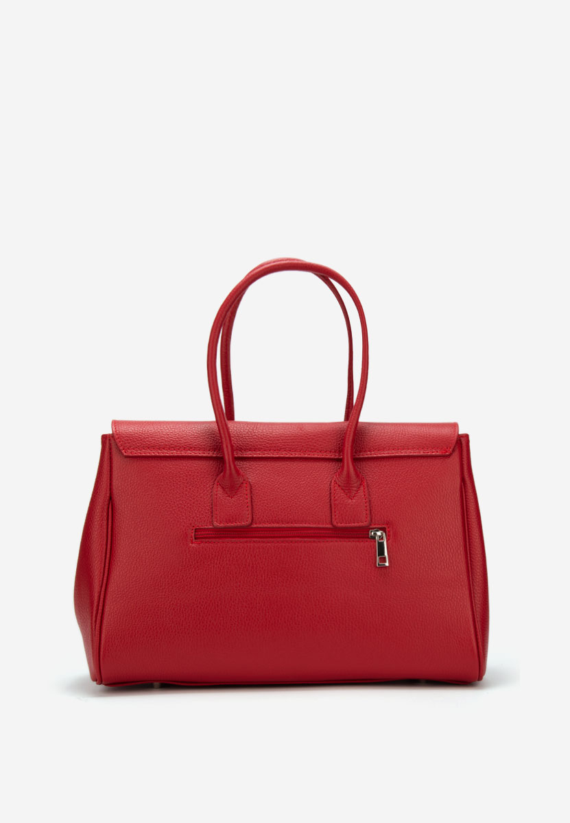 Rozya piros természetes bőr táska