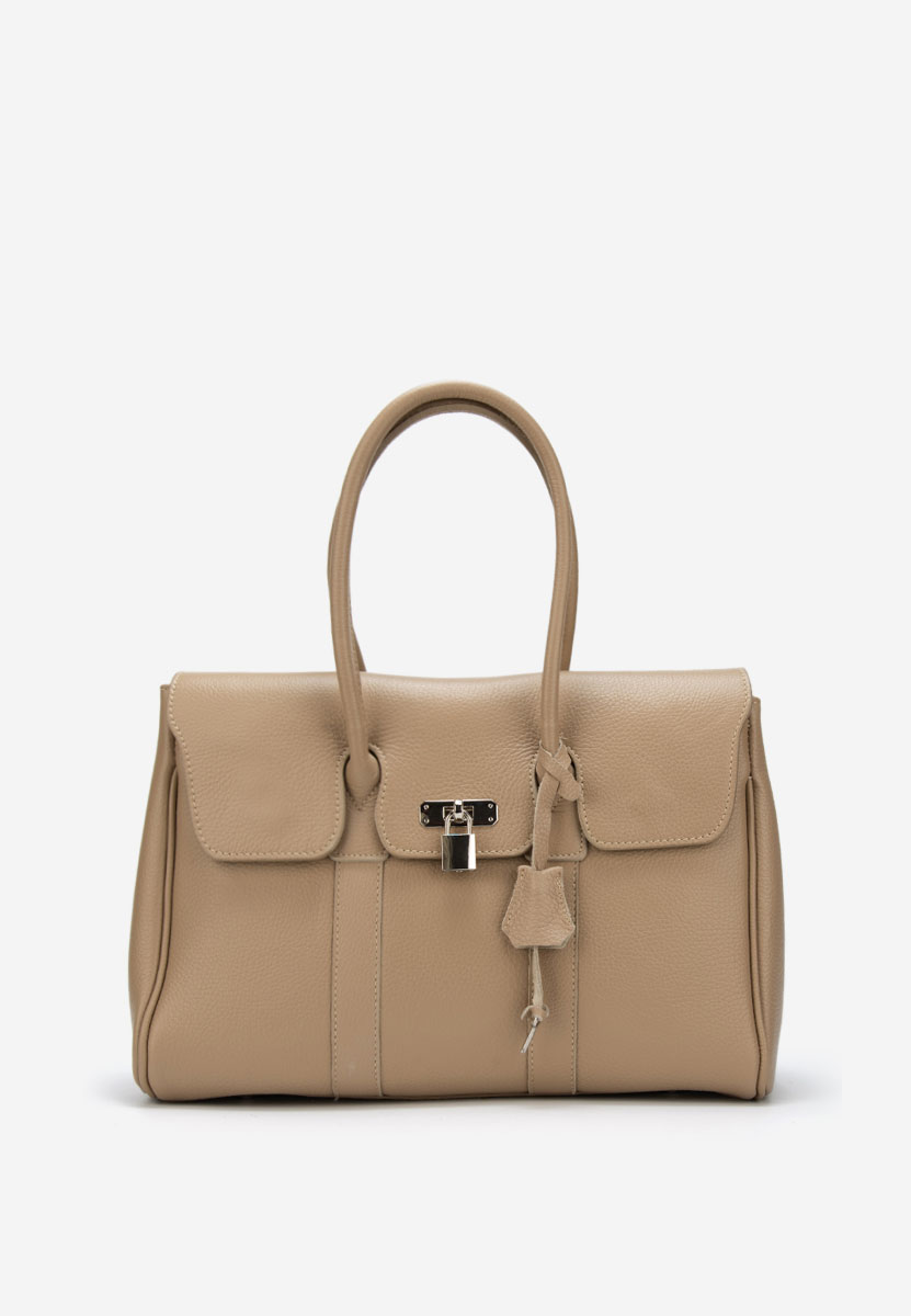 Rozya v2 bézs természetes bőr táska