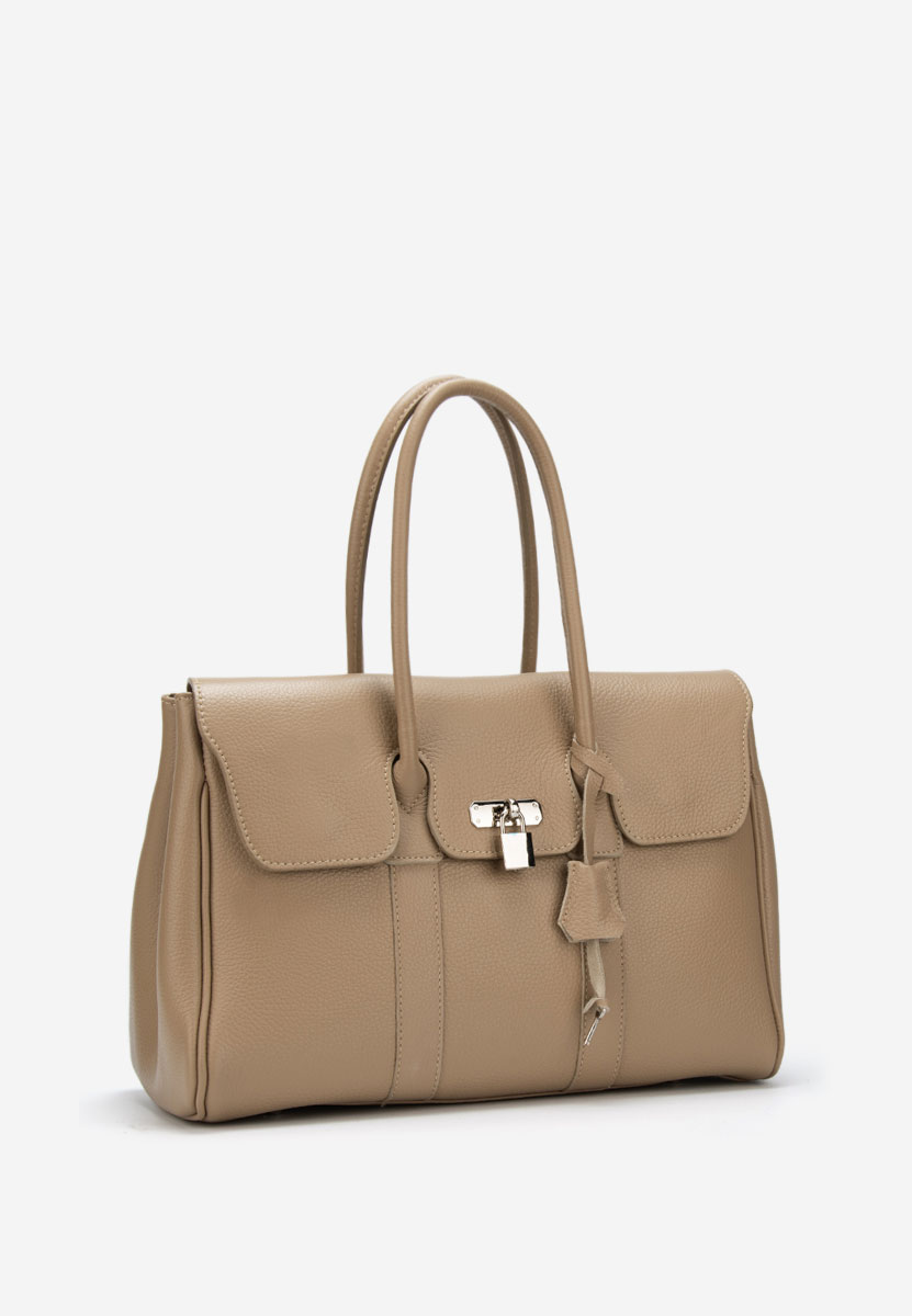 Rozya v2 bézs természetes bőr táska