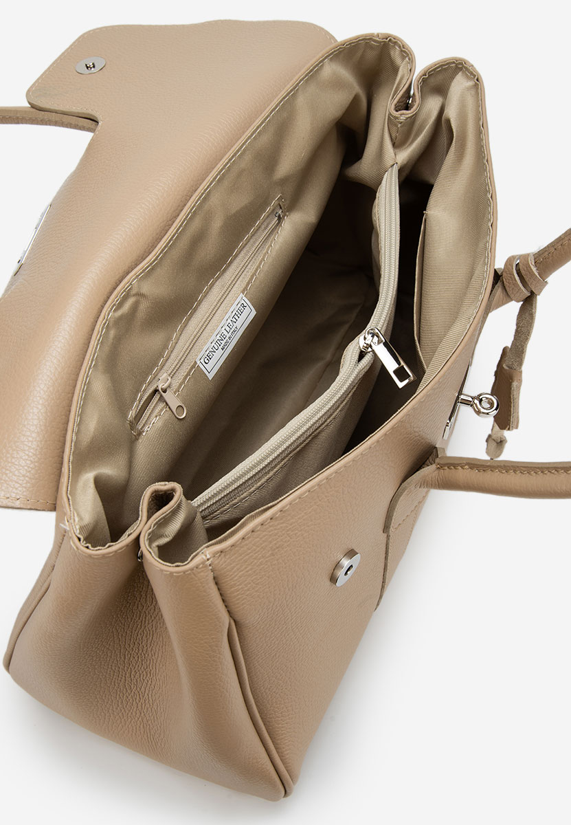 Rozya v2 bézs természetes bőr táska