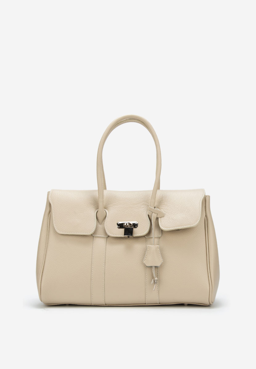 Rozya bézs természetes bőr táska