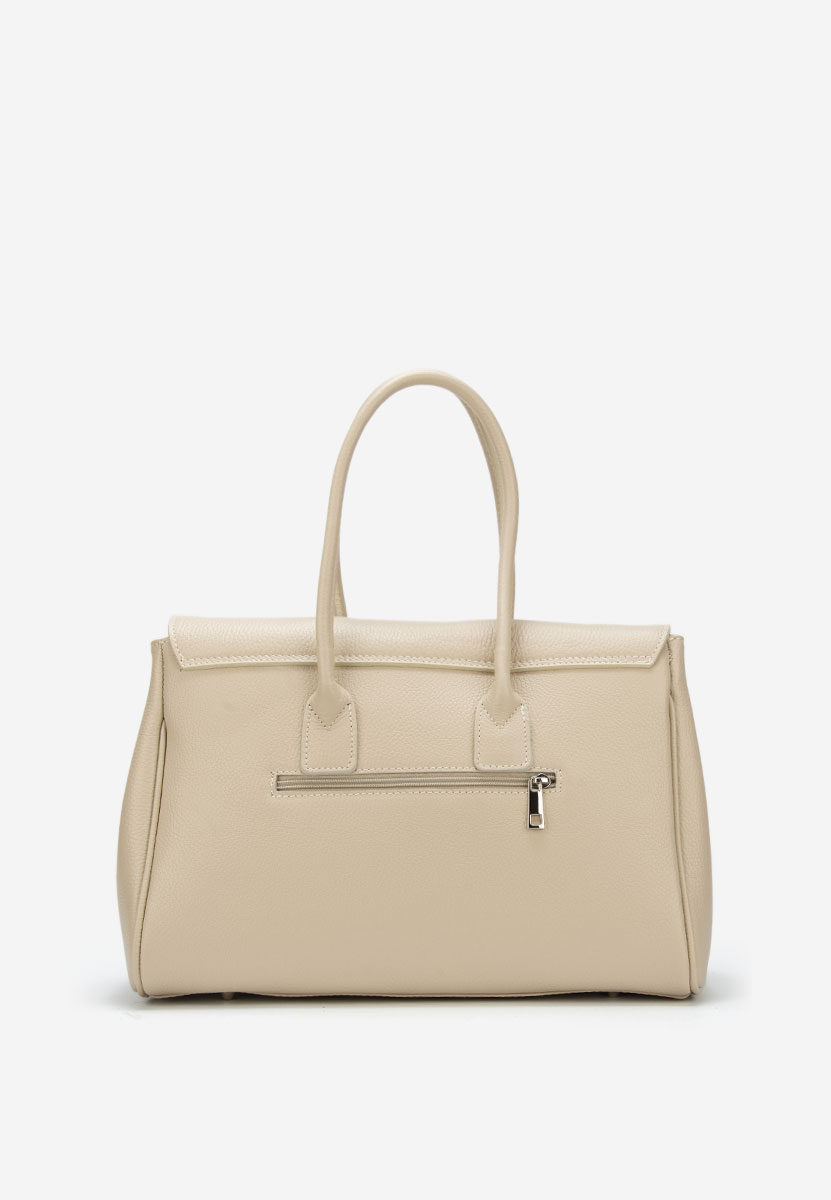 Rozya bézs természetes bőr táska