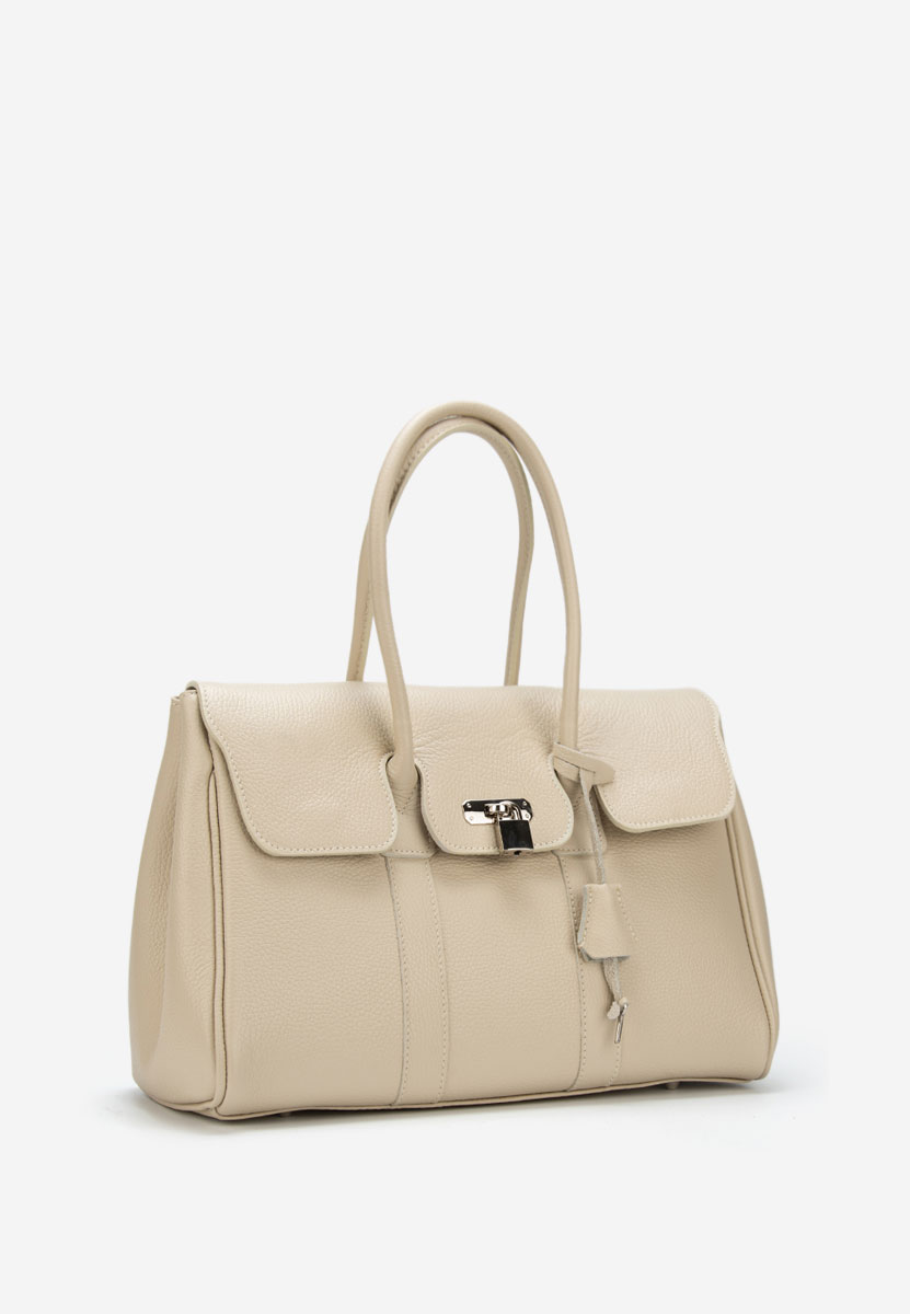 Rozya bézs természetes bőr táska