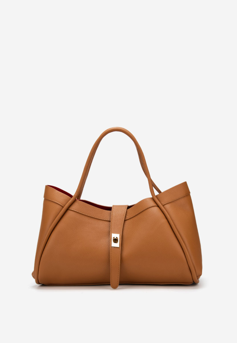 Oniana camel természetes bőr táska