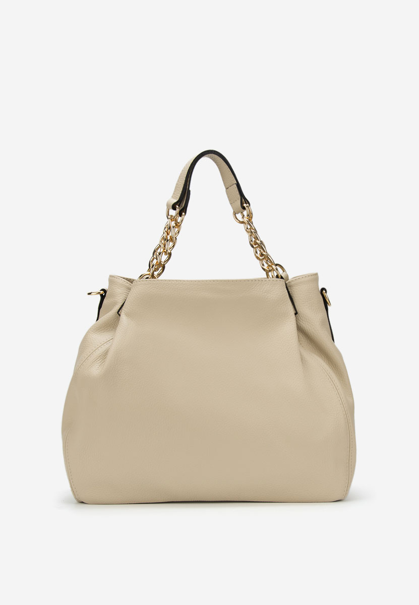 Kiaya bézs természetes bőr táska