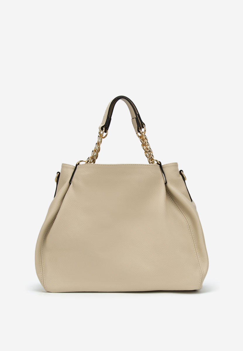 Kiaya bézs természetes bőr táska