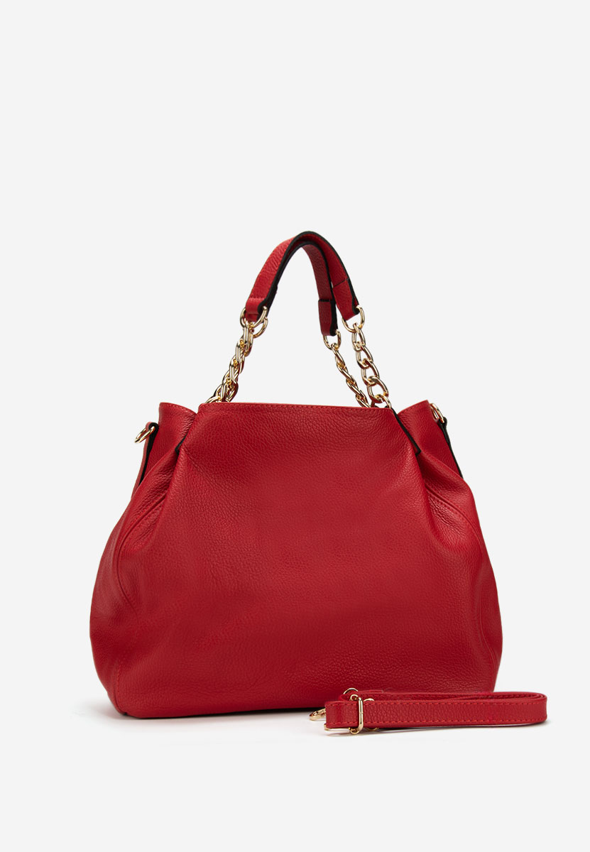 Kiaya piros természetes bőr táska