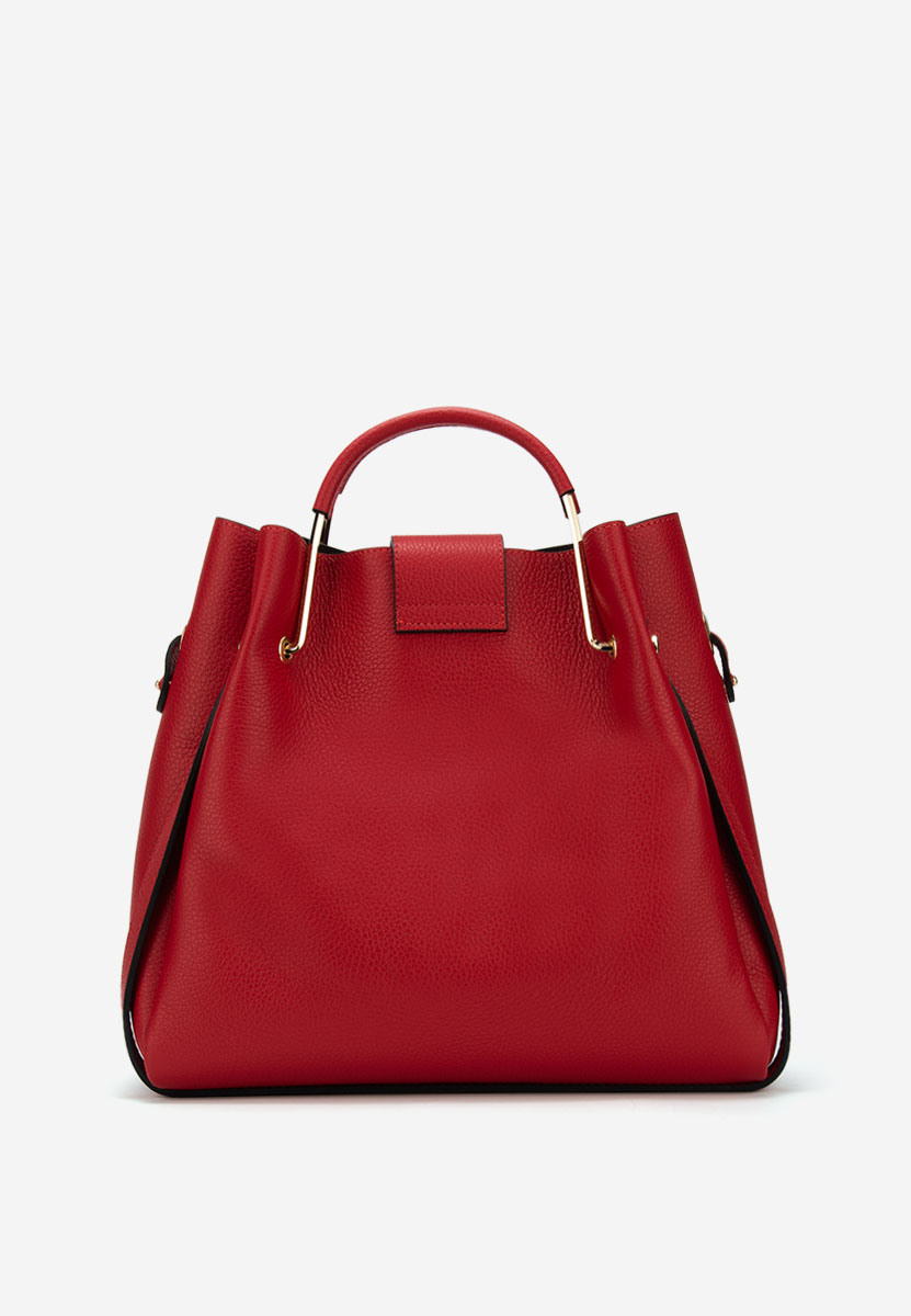 Acassia piros természetes bőr táska