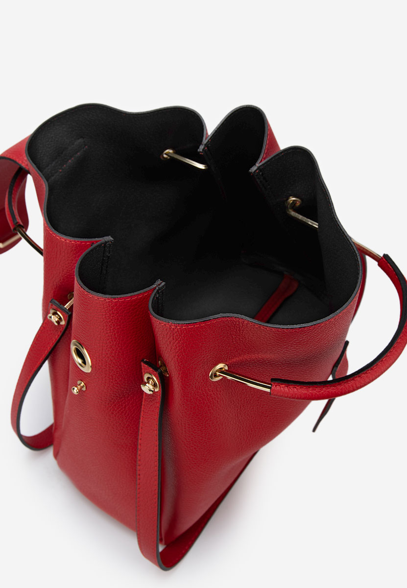 Acassia piros természetes bőr táska