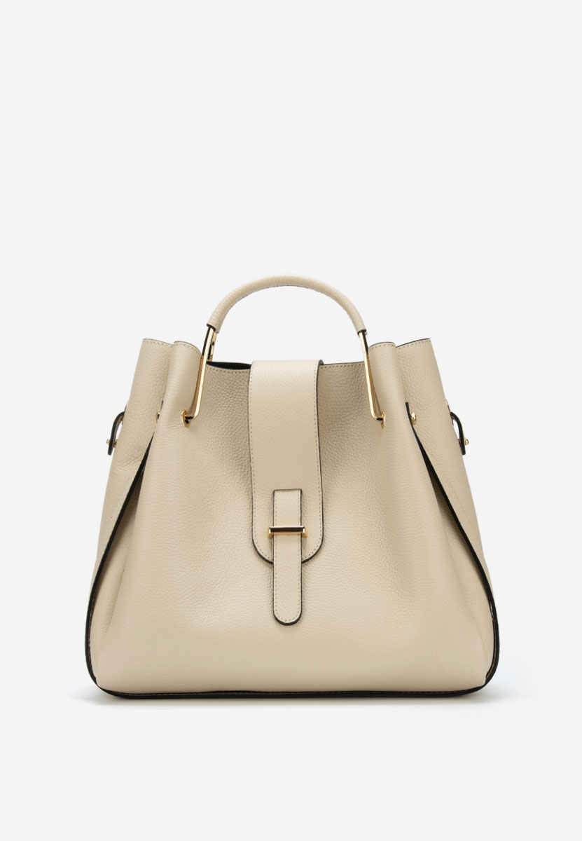 Acassia bézs természetes bőr táska