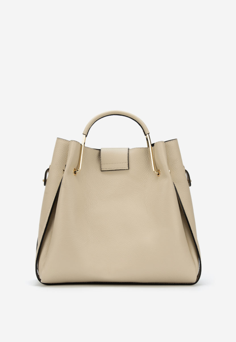 Acassia bézs természetes bőr táska