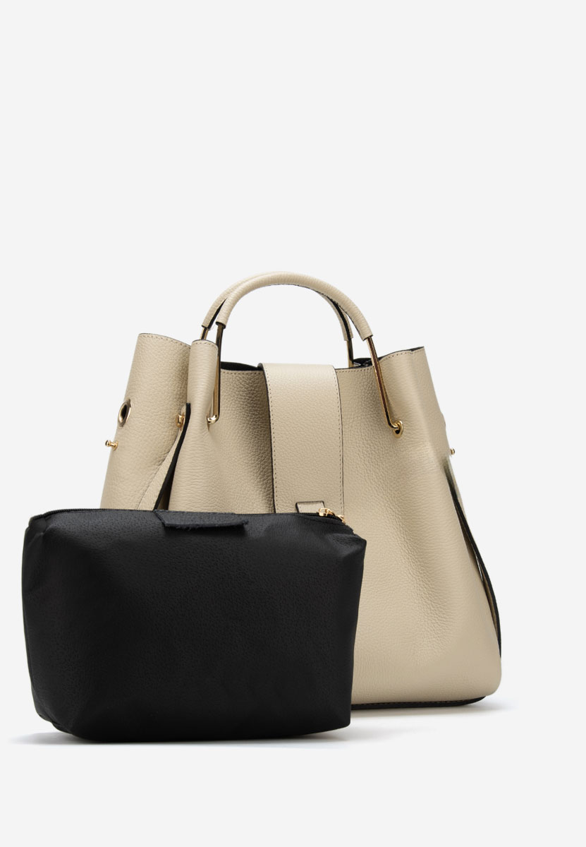 Acassia bézs természetes bőr táska