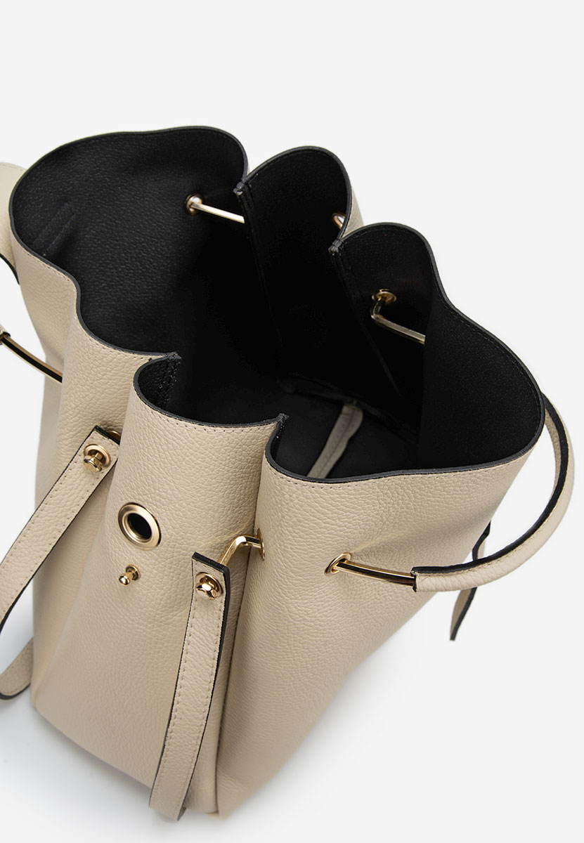 Acassia bézs természetes bőr táska