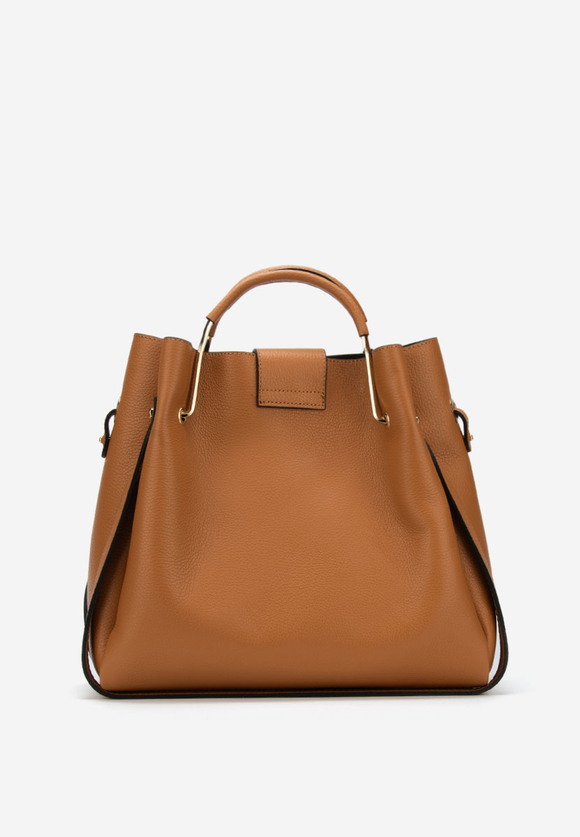 Acassia camel természetes bőr táska