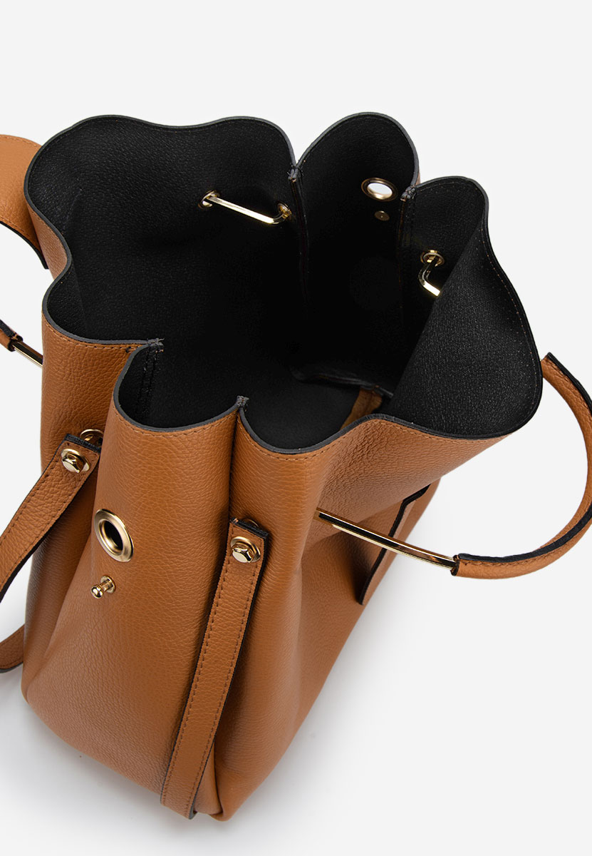 Acassia camel természetes bőr táska