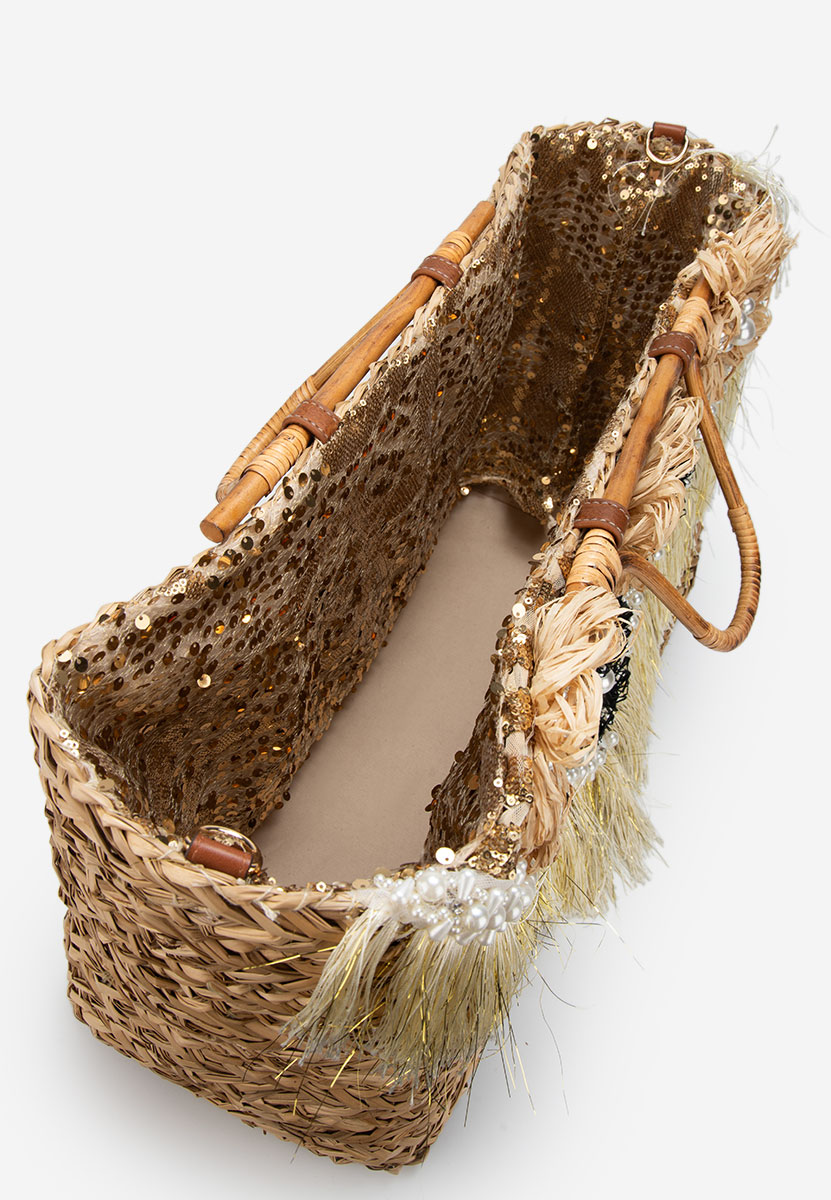 Jasmina aranyszínü kézitáska