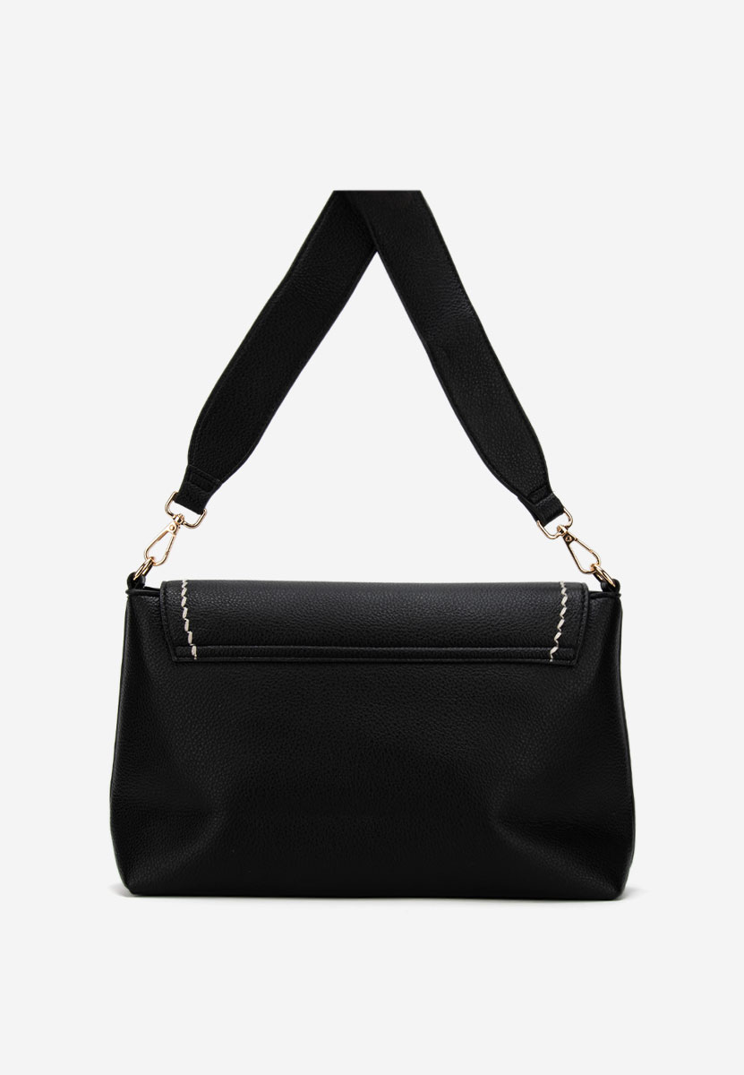 Crisstela fekete válltáska