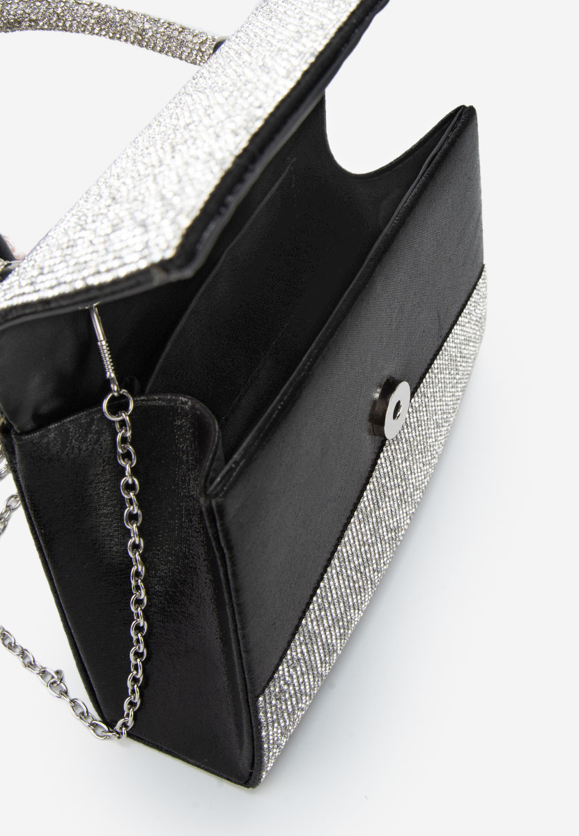 Lenisa fekete kézitáska