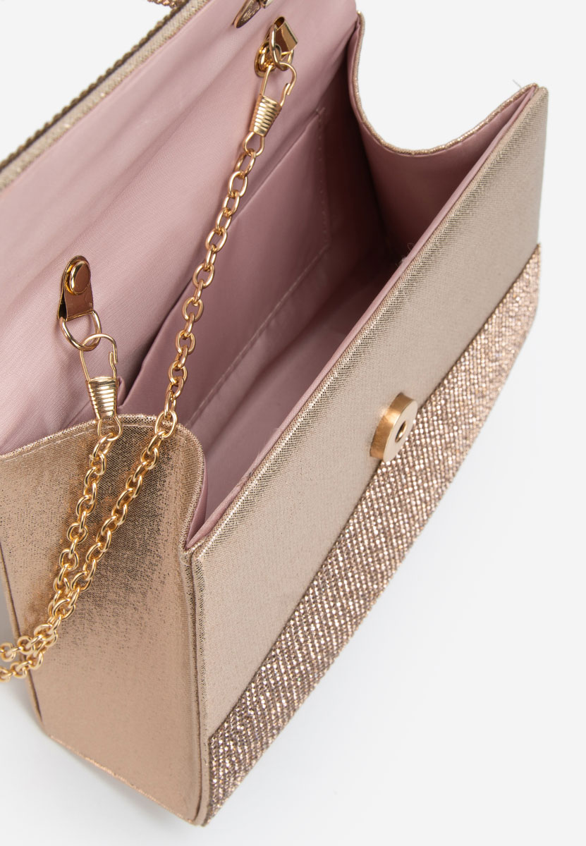 Lenisa pezsgő színű kézitáska