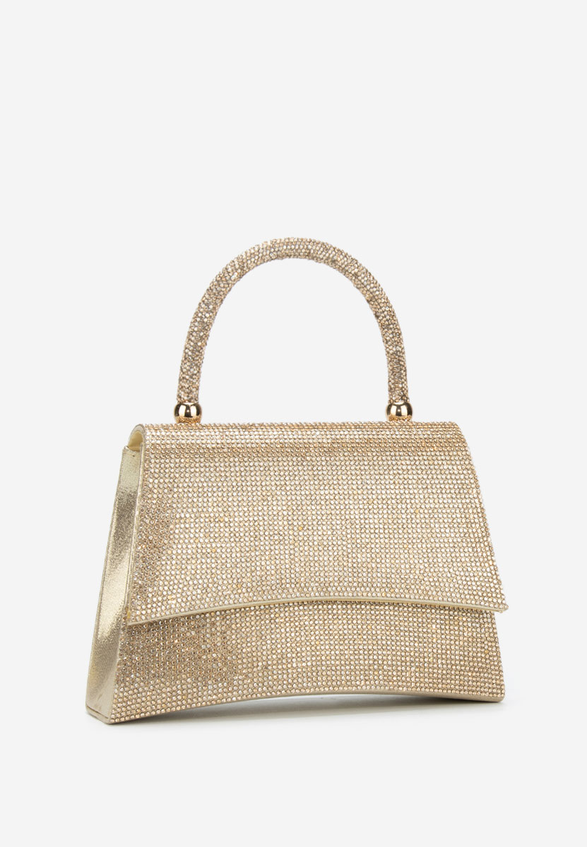 Lenisa aranyszínü kézitáska