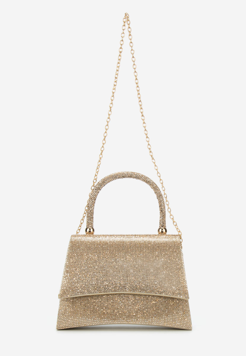 Lenisa aranyszínü kézitáska