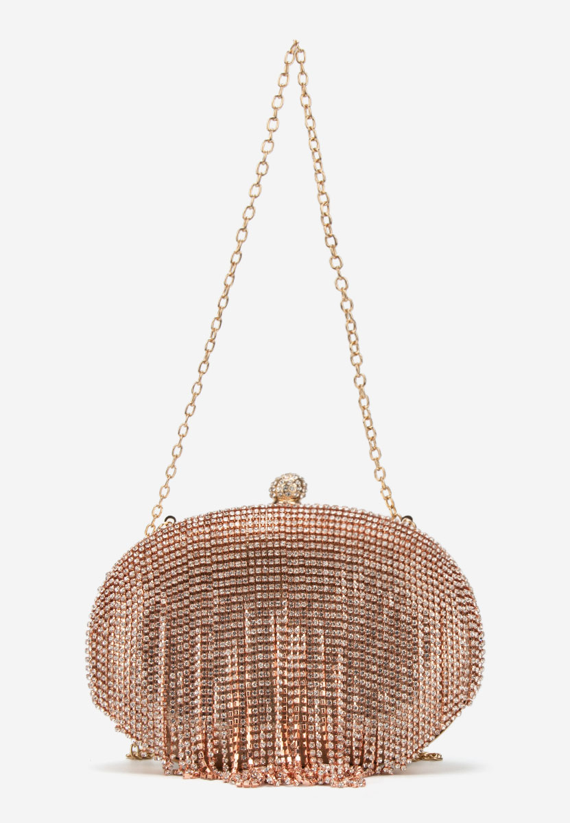 Avalina pezsgő színű kézitáska