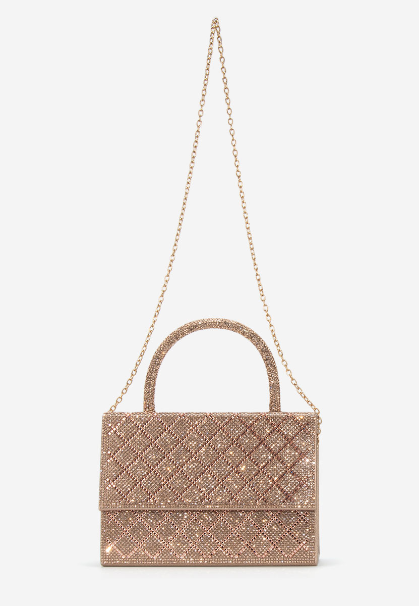 Karolima pezsgő színű kézitáska