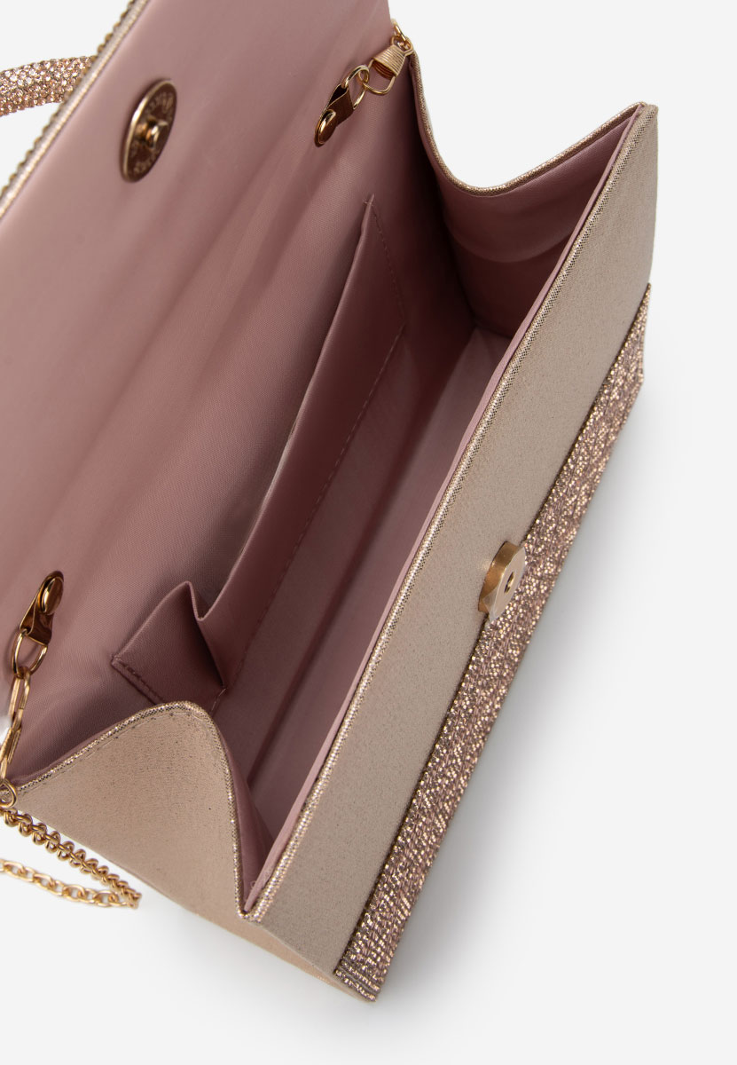 Karolima pezsgő színű kézitáska