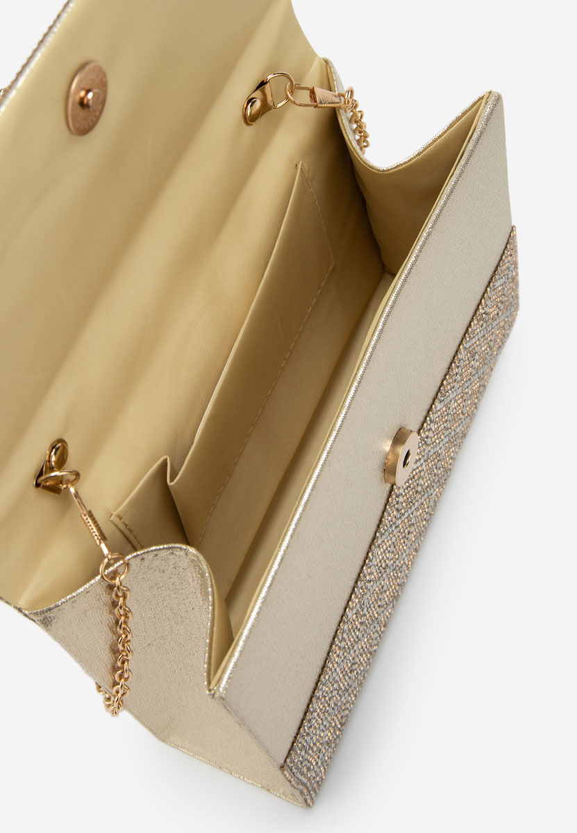 Karolima aranyszínü kézitáska