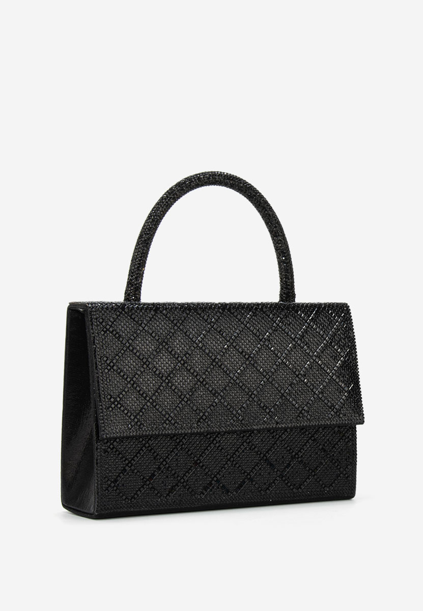 Karolima fekete kézitáska