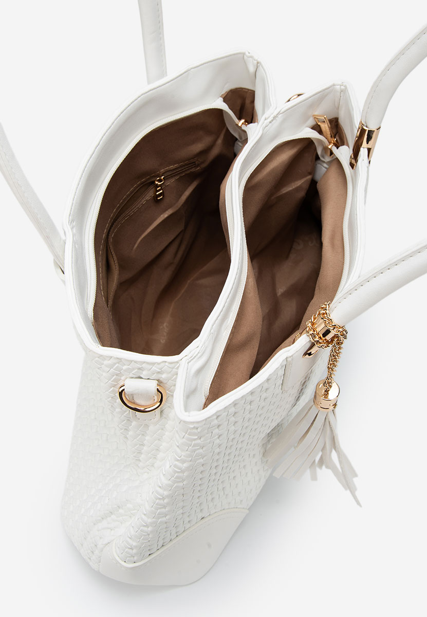 Nazmia fehér kézitáska