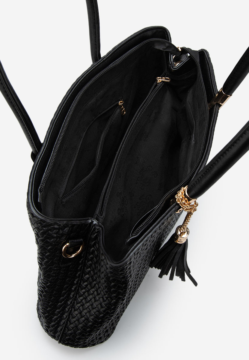 Trynia fekete kézitáska