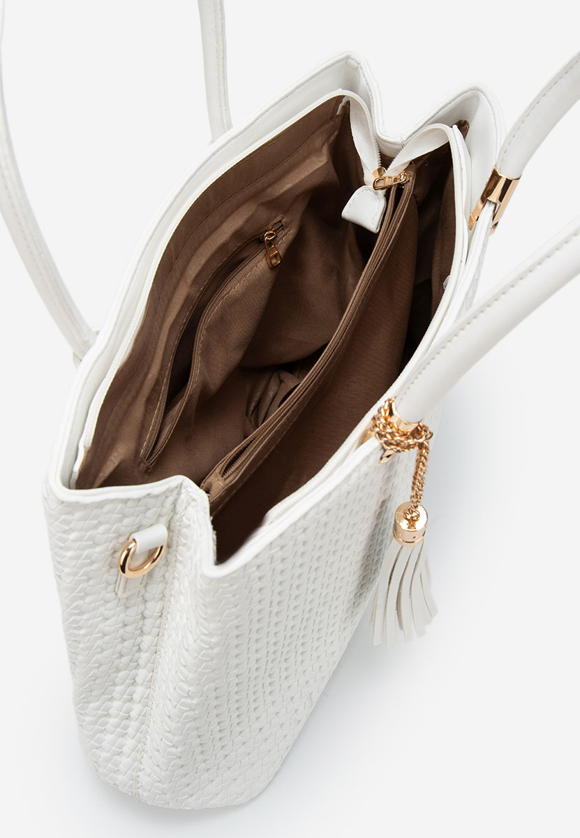 Trynia fehér kézitáska