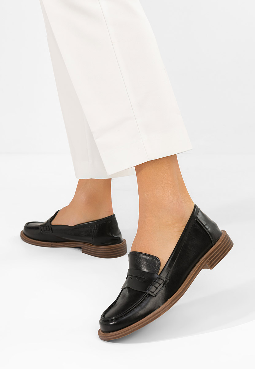 Zayrie fekete női mokaszin