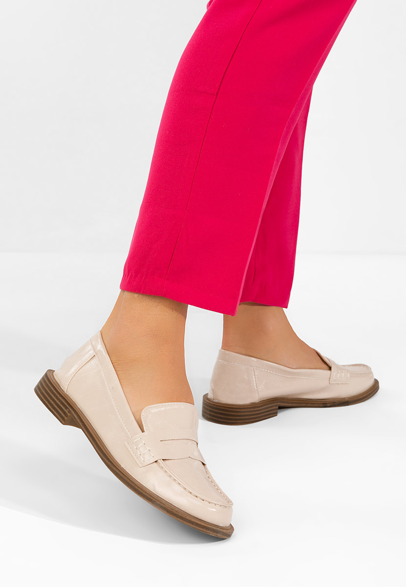 Zayrie bézs női mokaszin