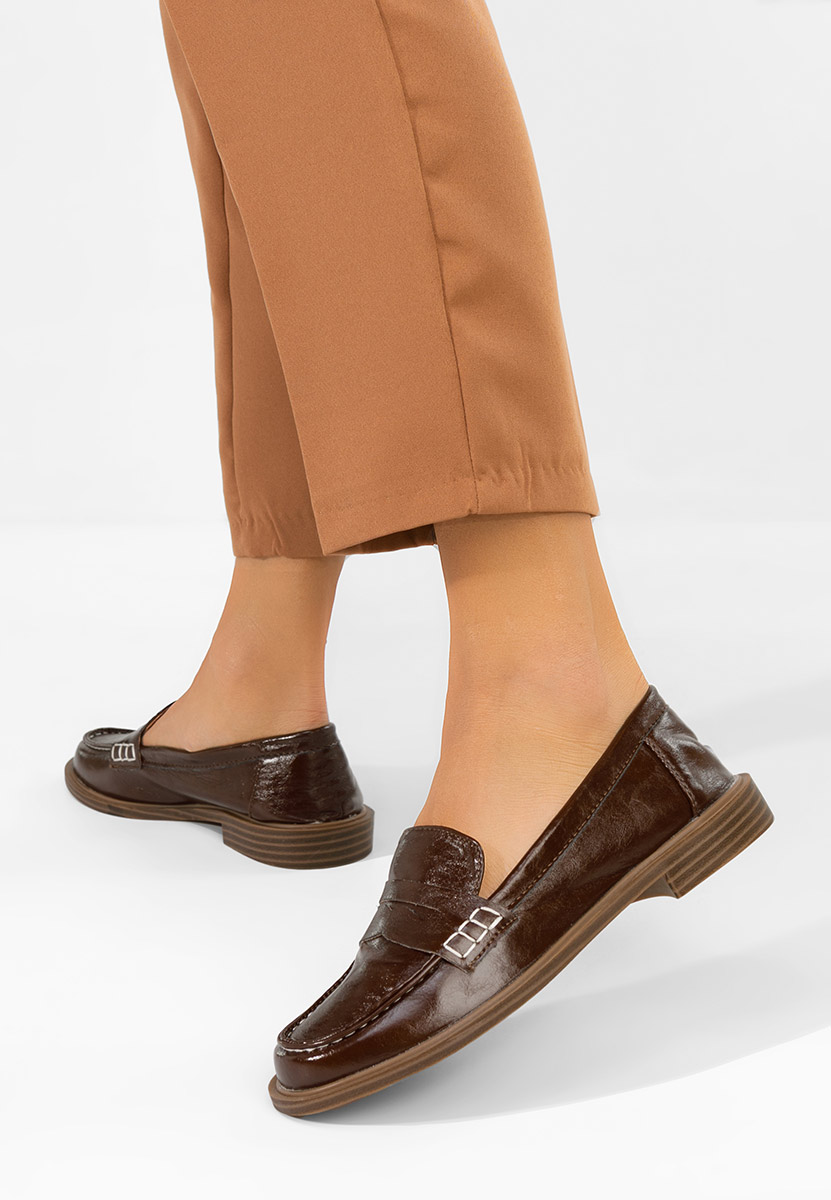 Zayrie barna női mokaszin