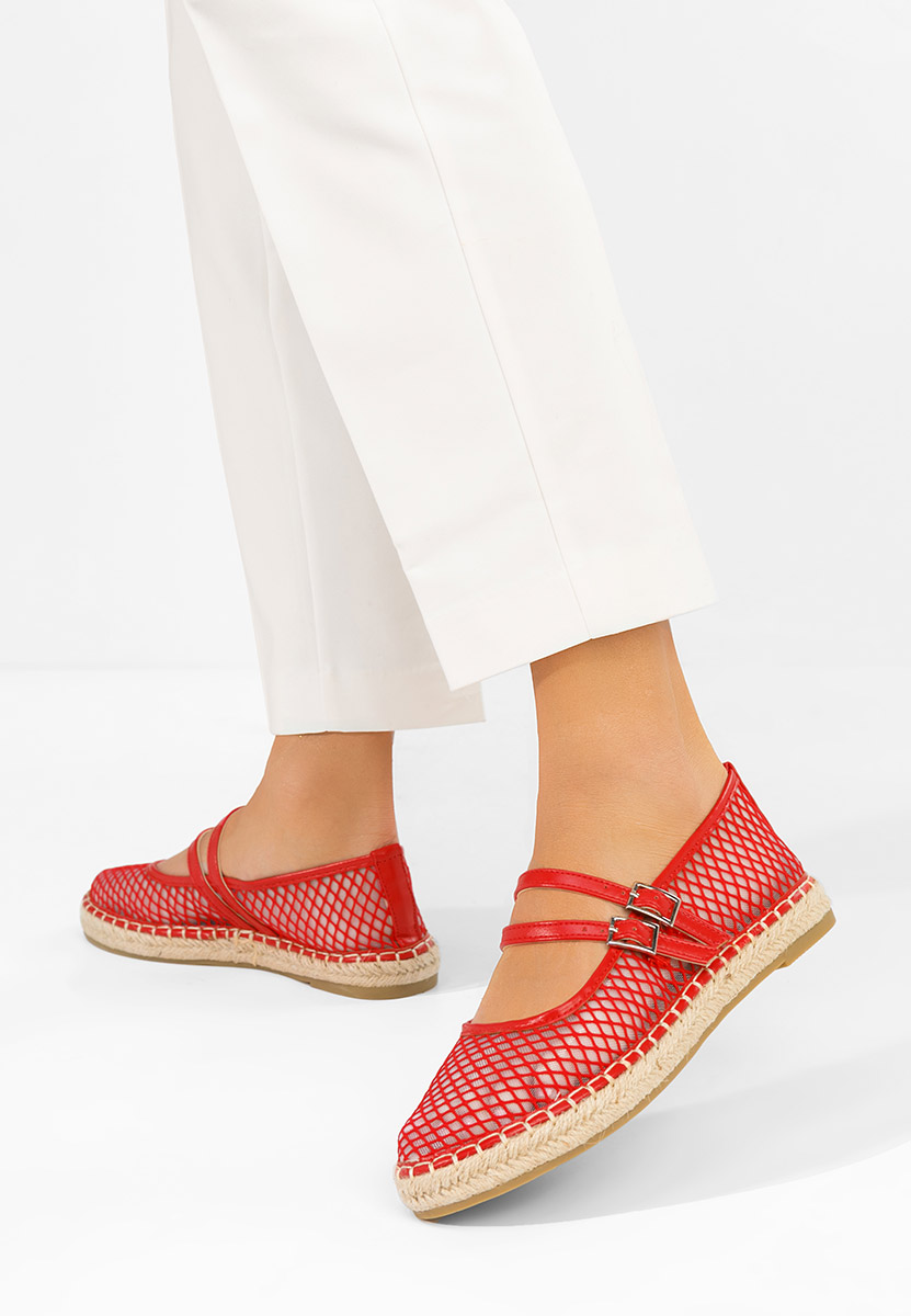 Nikia piros női espadrilles