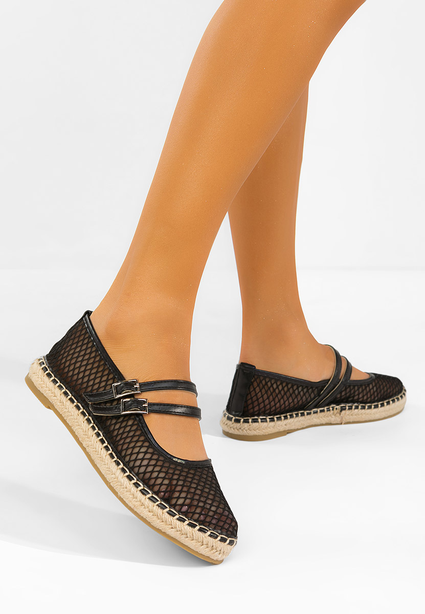 Nikia fekete női espadrilles