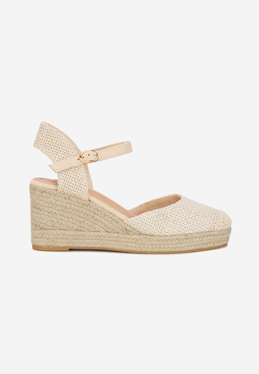 Paty bézs espadrilles szandál