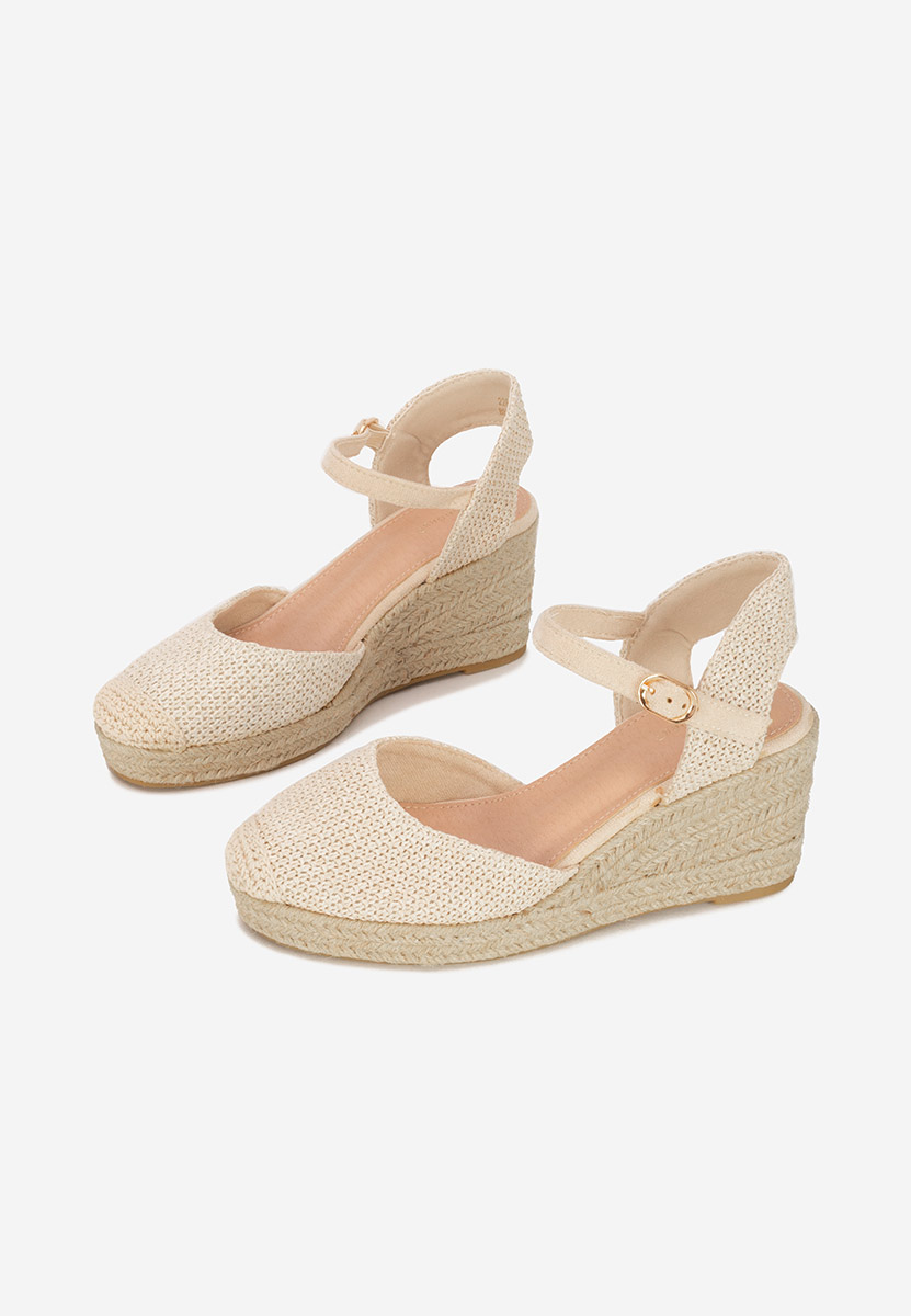 Paty bézs espadrilles szandál
