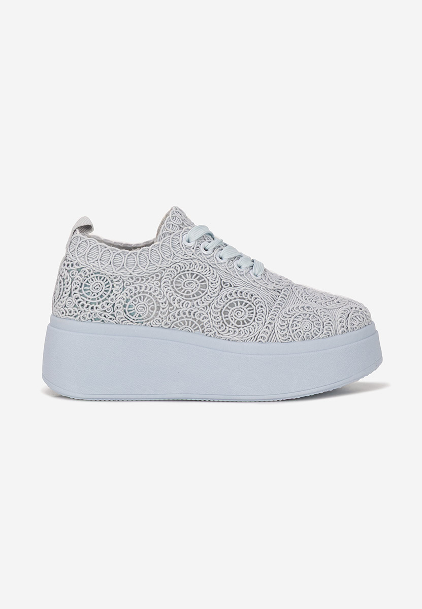 Anneira kék telitalpú platform sneaker