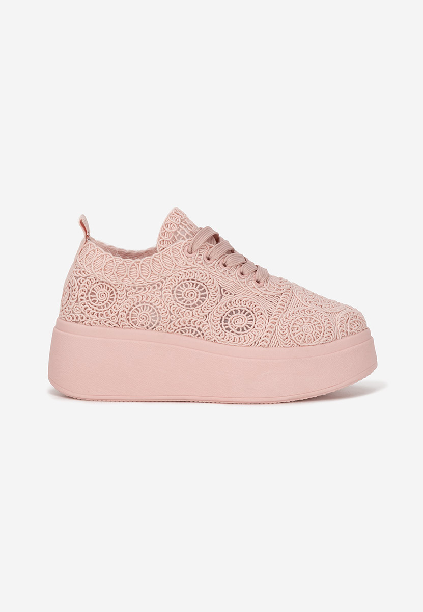 Anneira rózsaszín telitalpú platform sneaker
