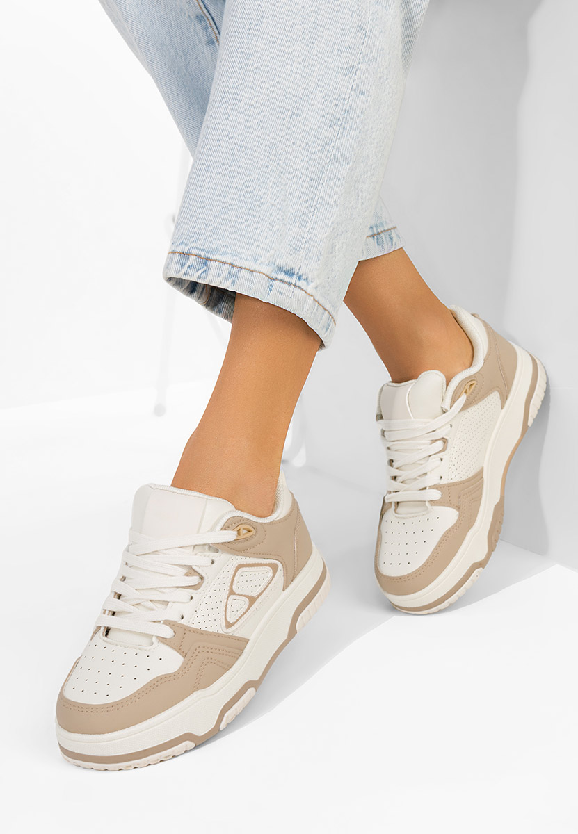 Damarya khaki telitalpú platform sneaker