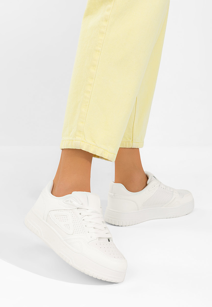 Damarya fehér telitalpú platform sneaker