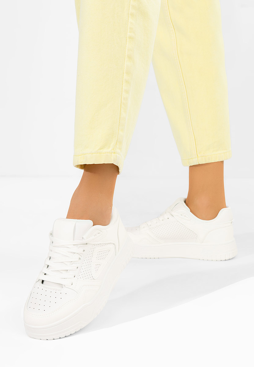 Damarya fehér telitalpú platform sneaker