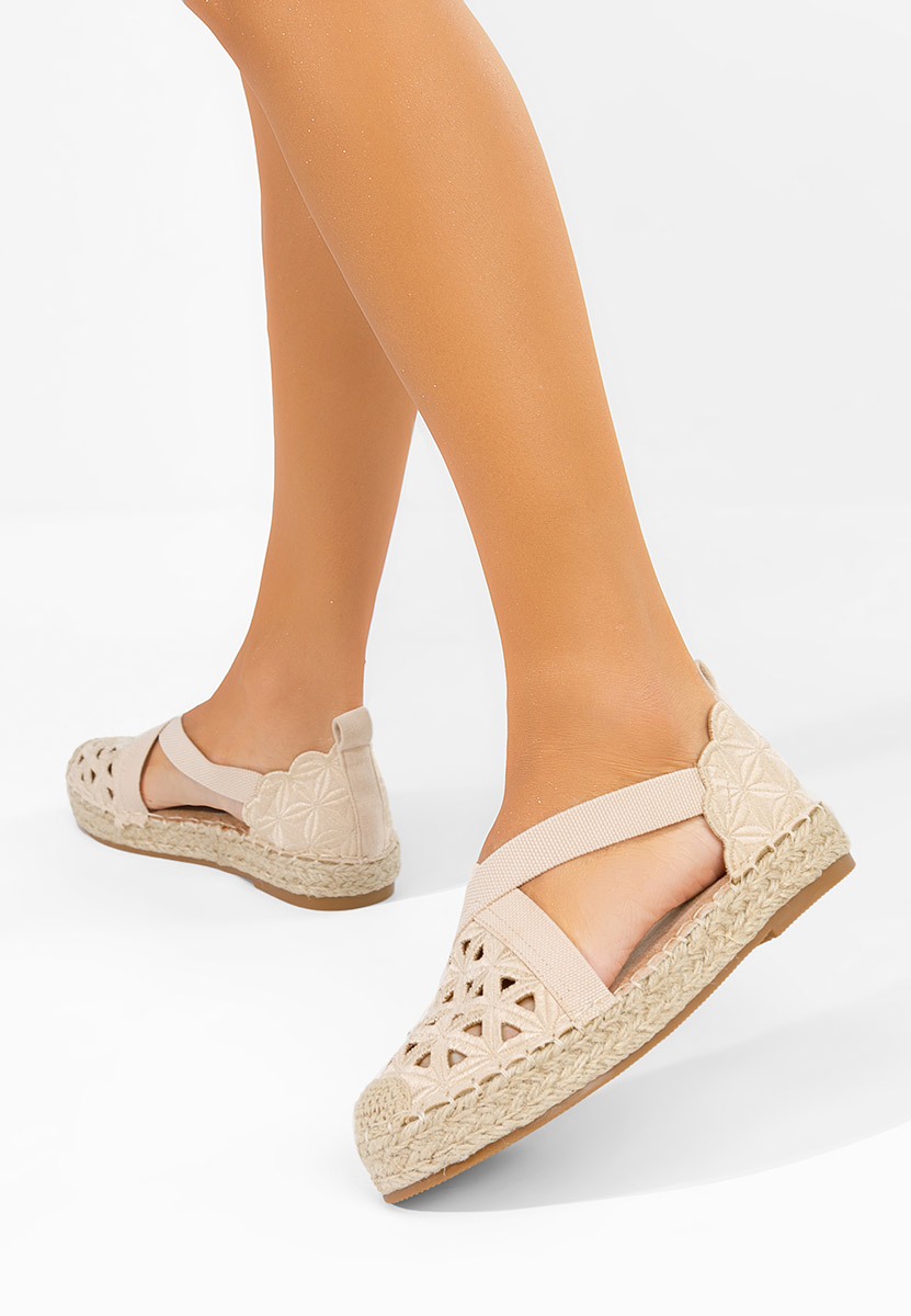 Feliania bézs női espadrilles