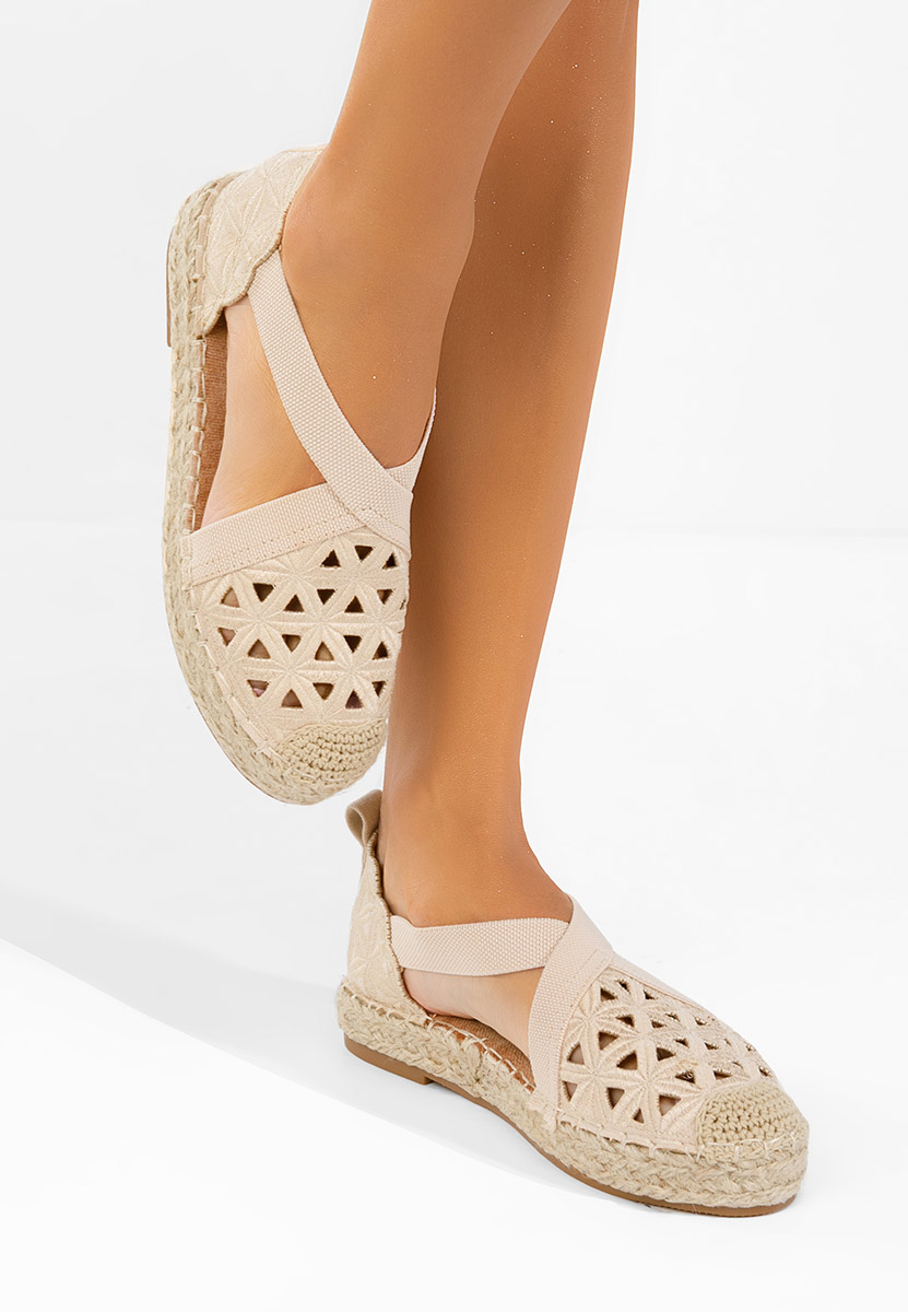 Feliania bézs női espadrilles