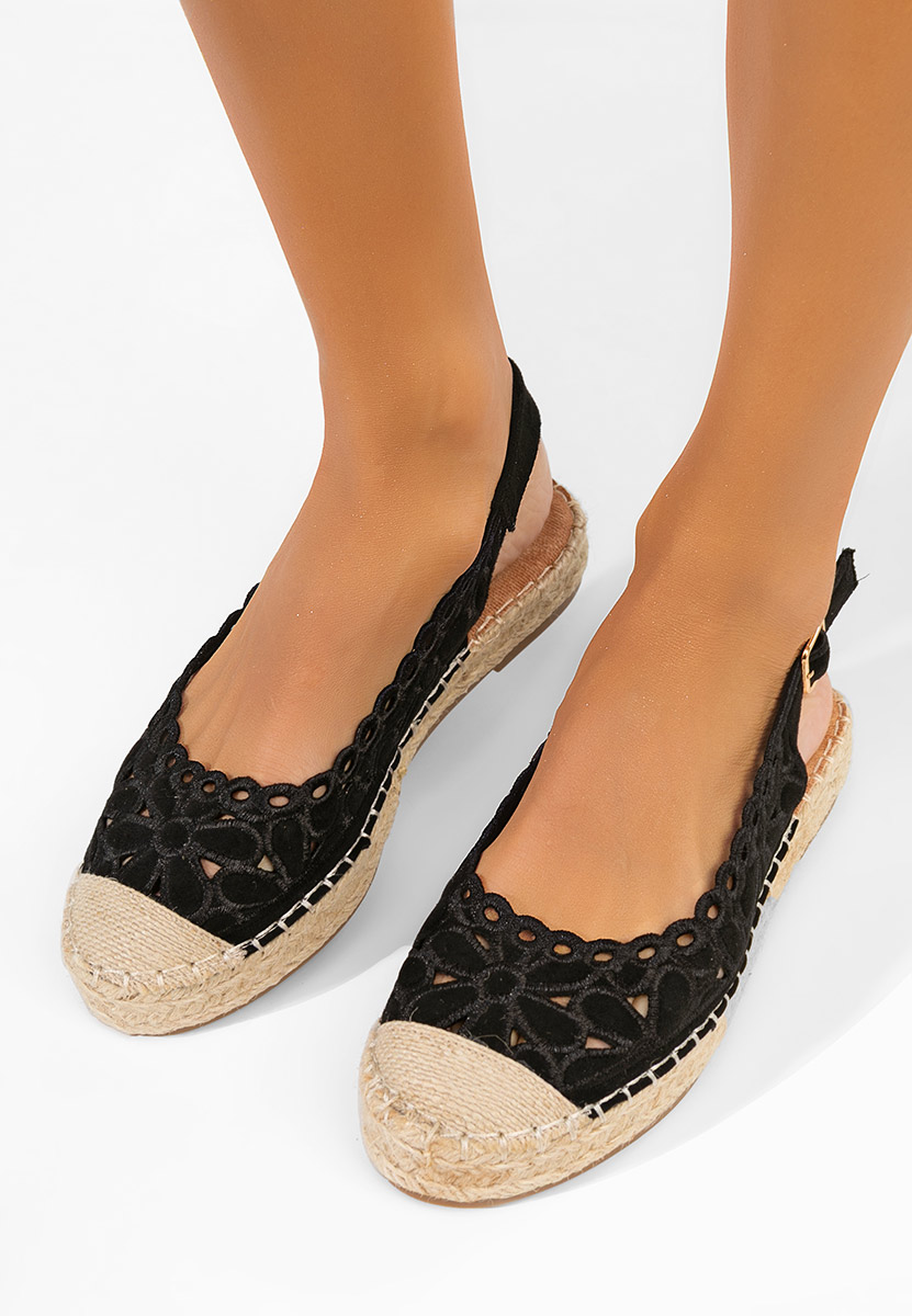 Latoria fekete női espadrilles